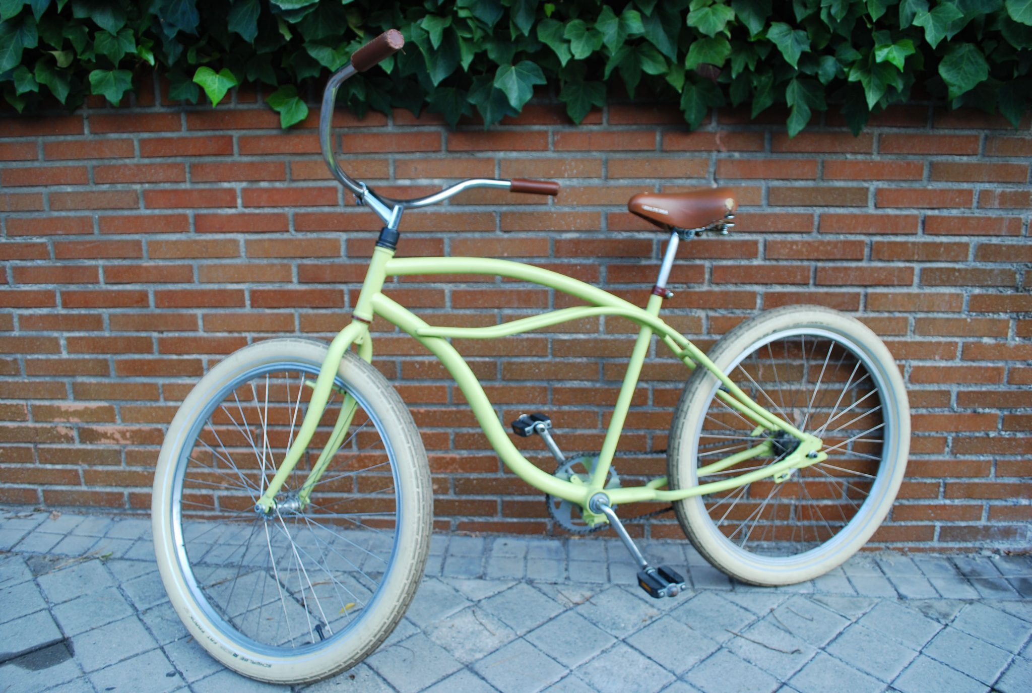 Los Martínez Banco de bicis Alquiler bicicletas cruiser verde